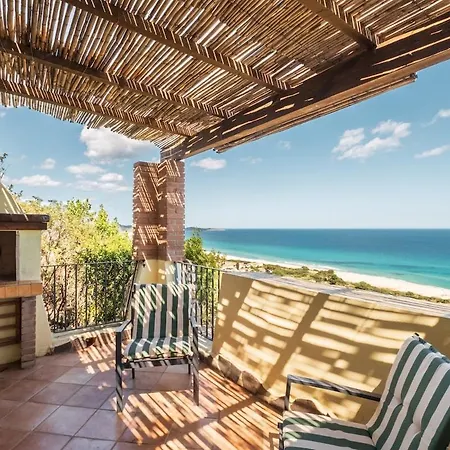 Panoramic View- Beautiful With Veranda, Wifi, Bbq Apartment Costa Rei